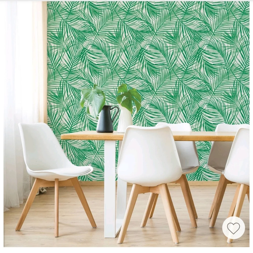 Opalhouse Tropical Peel & Stick Wallpaper Green